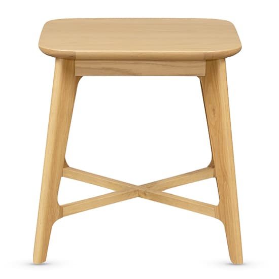 Cairo Wooden Lamp Table Square In Natural Oak_2