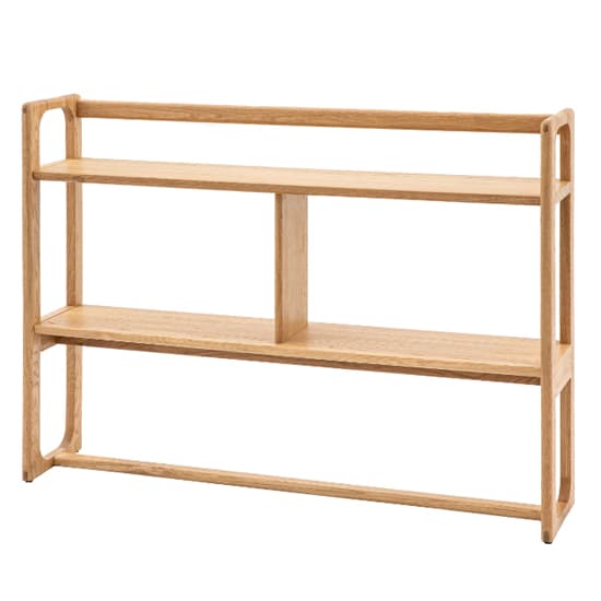 Cairo Wooden Open Display Unit With 3 Shelves In Natural_4