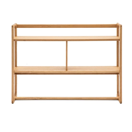 Cairo Wooden Open Display Unit With 3 Shelves In Natural_5
