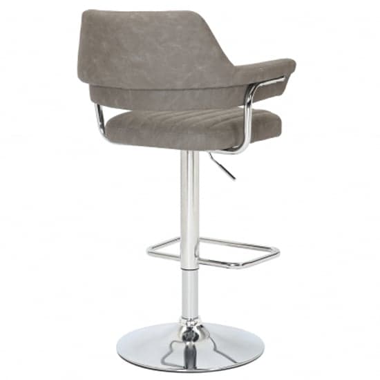 Calais Charcoal Leather Effect Bar Stools In Pair_3