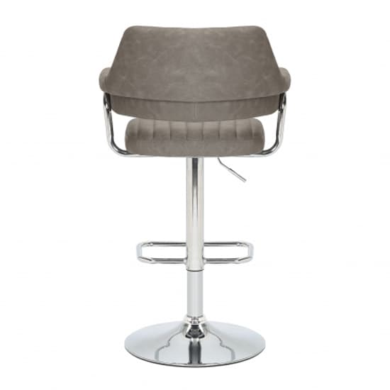 Calais Charcoal Leather Effect Bar Stools In Pair_4