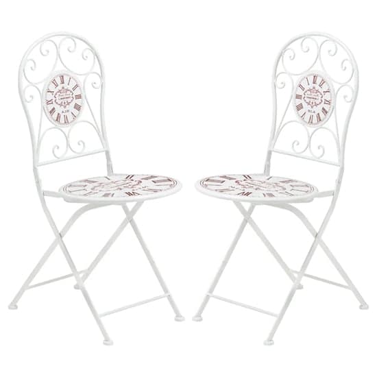 Calderon Outdoor Cream Metal Seating Chairs In Pair_1