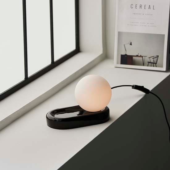 Calella Table Lamp With Black High Gloss Ceramic Base_8