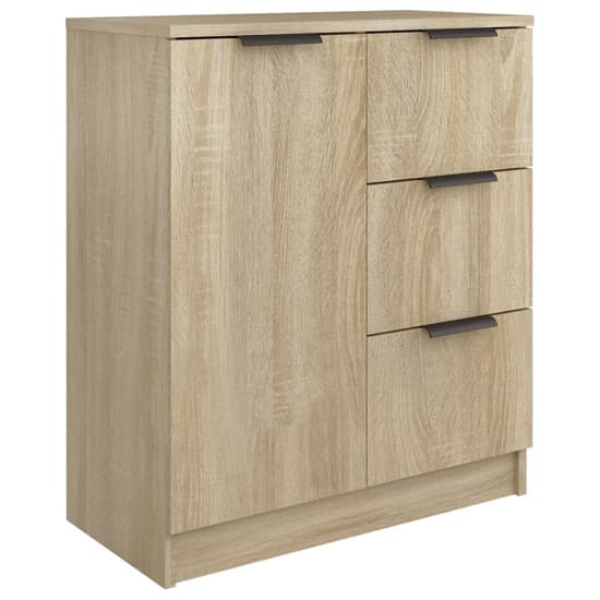 Calix Wooden Sideboard With 2 Doors 6 Drawers In Sonoma Oak_4