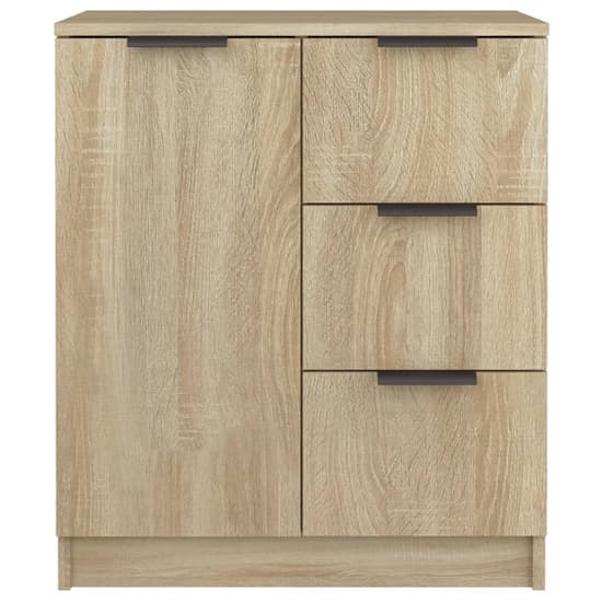 Calix Wooden Sideboard With 2 Doors 6 Drawers In Sonoma Oak_5