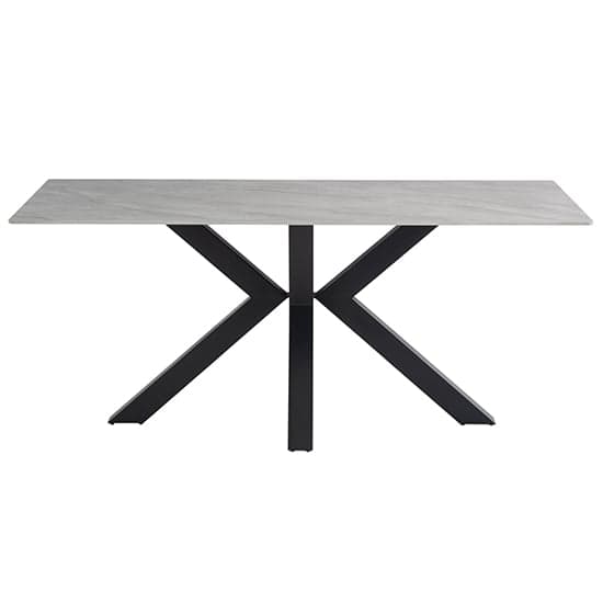 Callie 180cm Grey Marble Dining Table 6 Adora Grey Chairs_2