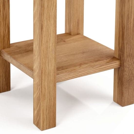 Calliope Tall Narrow Wooden Side Table In Oak_4