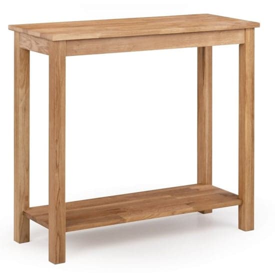 Calliope Wooden Console Table In Oak_2