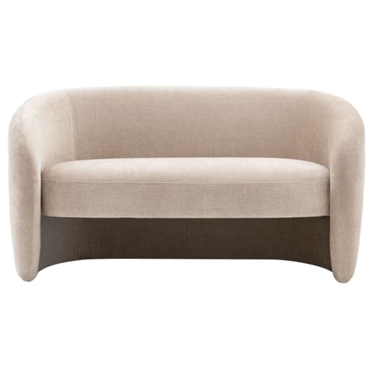 Calvi Fabric 2 Seater Sofa In Cream_2