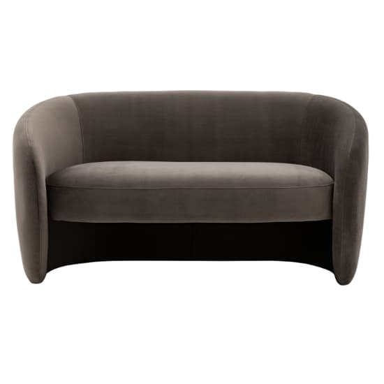 Calvi Fabric 2 Seater Sofa In Espresso_2