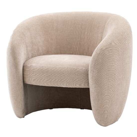Calvi Fabric Armchair In Cream_4