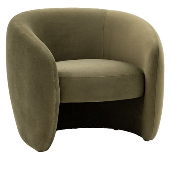 Calvi Fabric Armchair In Moss Green_1