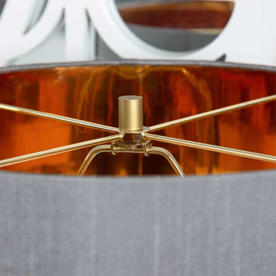 Calvi Grey Fabric Shade Table Lamp With Gold Base_5