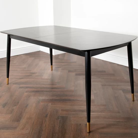 Cambridge Wooden Extending Dining Table In Espresso Walnut Furniture