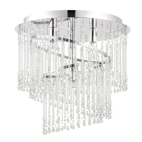 Camille 4 Lights Ceiling Pendant Light In Polished Chrome_2