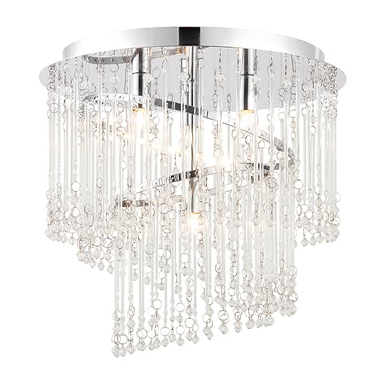 Camille 4 Lights Ceiling Pendant Light In Polished Chrome_1