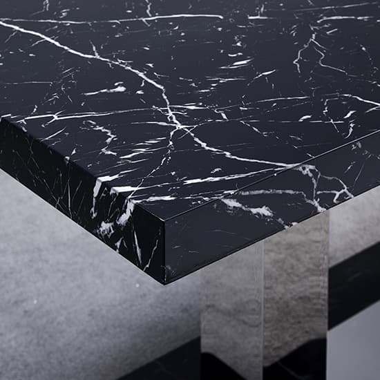 Candice High Gloss Dining Table In Milano Marble Effect_3