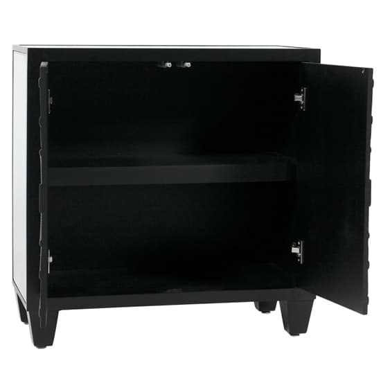 Canfield Mirrored Sideboard With 2 Doors In Black_4