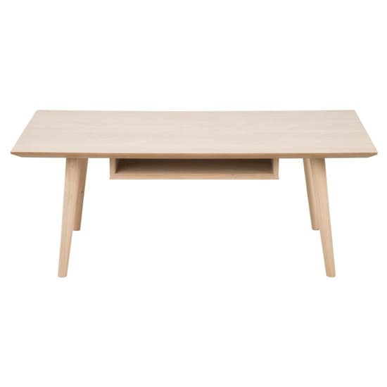 Canton Wooden Coffee Table With 1 Shelf In Oak White_3