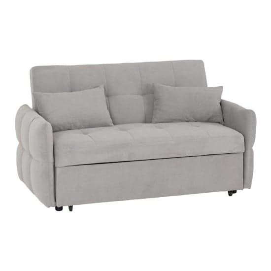 Canton Fabric Sofa Bed In Silver Grey_5