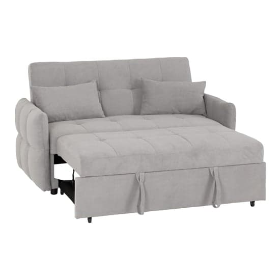 Canton Fabric Sofa Bed In Silver Grey_6