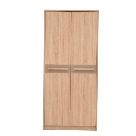 Canton Wooden Wardrobe With 2 Doors In Sonoma Oak_1