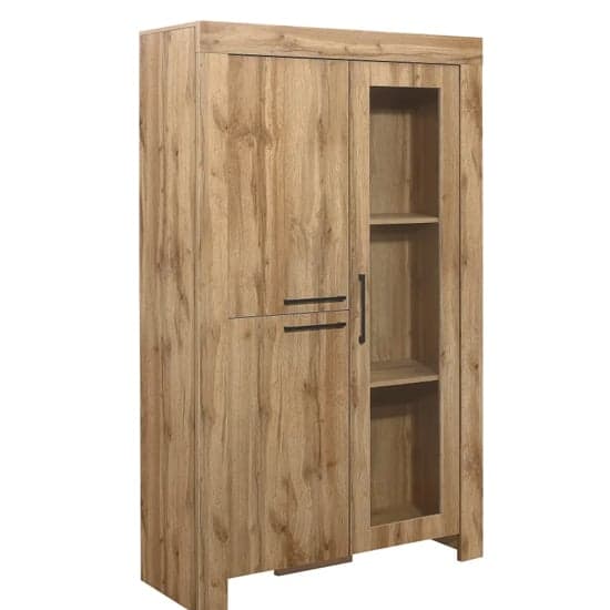 Canton Wooden Display Cabinet In Oak_2