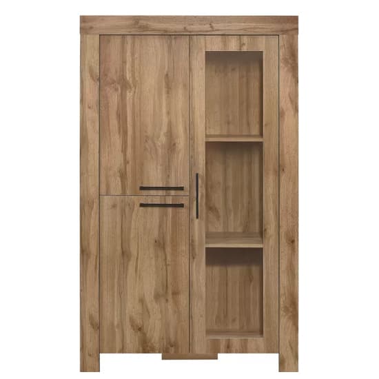 Canton Wooden Display Cabinet In Oak_3