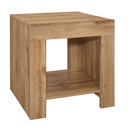 Canton Wooden Lamp Table Square In Oak_2