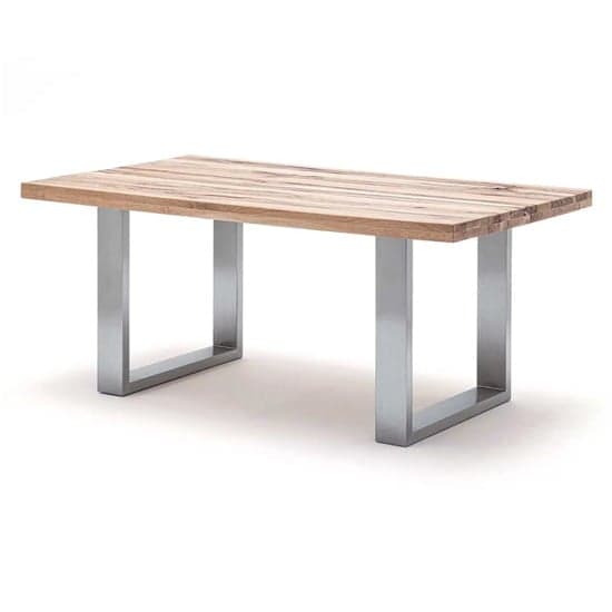 Capello 180cm Wild Oak Dining Table And Stainless Steel Legs_2