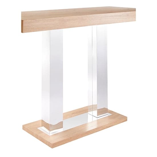 Caprice Wooden Bar Table Rectangular Large In Oak Effect_3