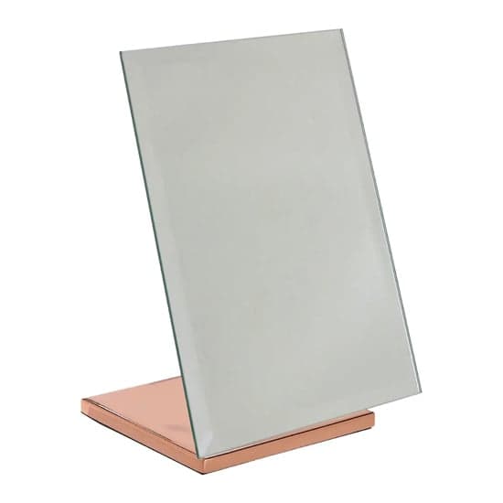 Cardiff Dressing Mirror In Rose Gold Plated Frame_2