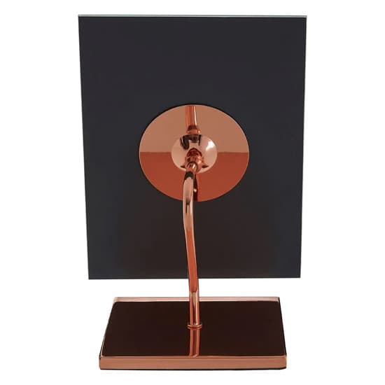 Cardiff Dressing Mirror In Rose Gold Plated Frame_4