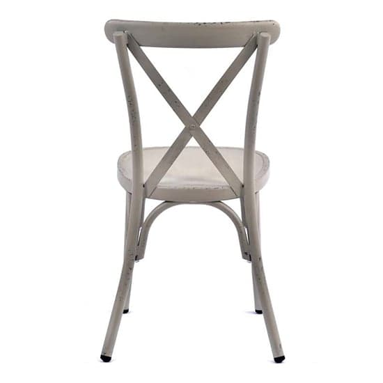 Carillo Outdoor Aluminium Vintage Side Chair In White_2