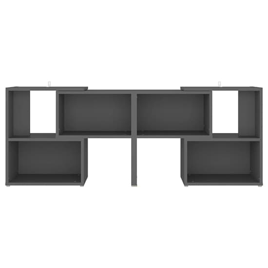 Carillo Wooden TV Stand With Shelves In Grey_3