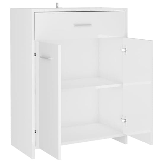 Carlton High Gloss Bathroom Cabinet With 2 Doors In White_6