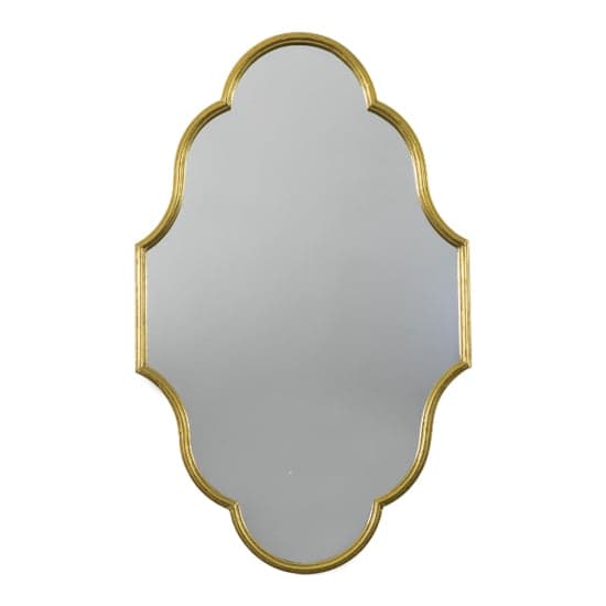 Carlton Portrait Wall Mirror In Gold Iron Frame_2