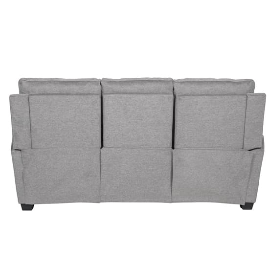 Carly Chenille Fabric 3 Seater Sofa In Natural_3