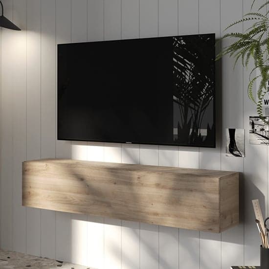 Carly Wall Hung Wooden Entertainment Unit In Cadiz_1