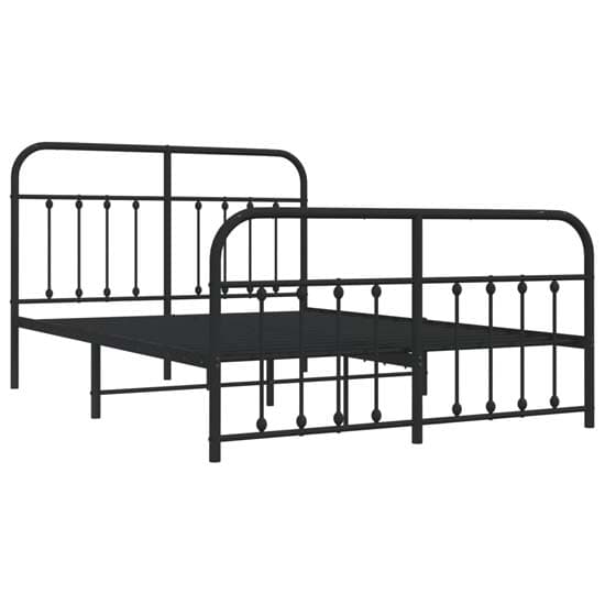 Carmel Metal Double Bed In Black_3