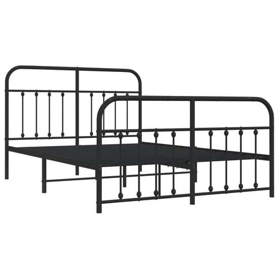 Carmel Metal King Size Bed In Black_3