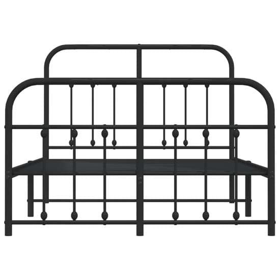 Carmel Metal Small Double Bed In Black_4
