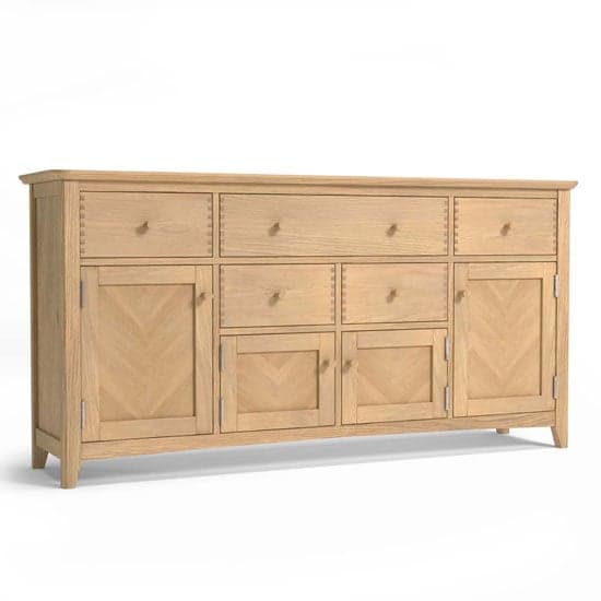 Carnial Wooden Extra Large Sideboard In Blond Solid Oak_2