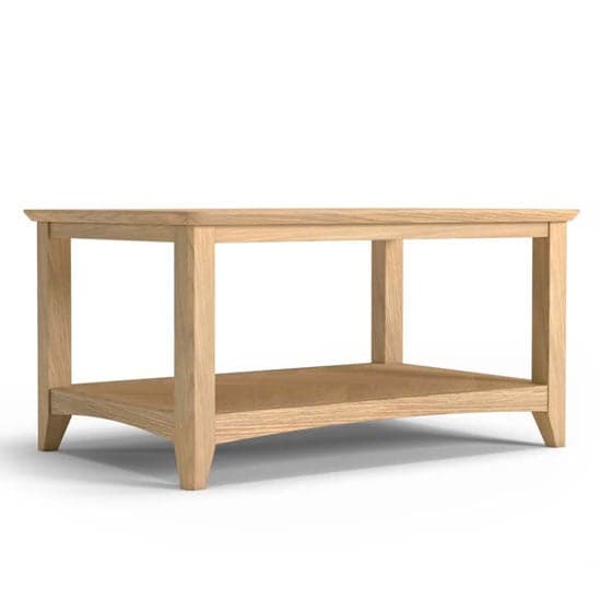 Carnial Wooden Large Coffee Table In Blond Solid Oak_2