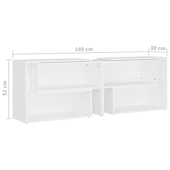 Carolus Wooden TV Stand With Shelves In White_6