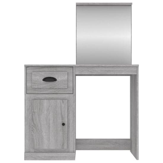 Carpi Wooden Dressing Table With Mirror In Grey Sonoma Oak_4