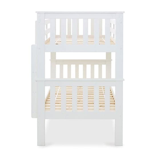 Carra Wooden Single Bunk Bed In White_7