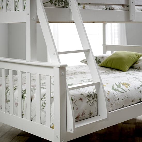 Carra Wooden Triple Bunk Bed In White_2