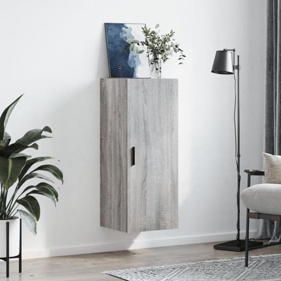 Carrara Wooden Wall Mounted Storage Cabinet In Grey Sonoma Oak_1