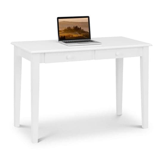 Cailyn Study Desk In White With 2 Drawers_3